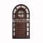 Black simple modern wood composite screen door