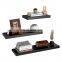 Living Room Kitchen Industrial Wood Stable Storage Wall Display Shelves Floating Shelf Set