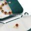 Factory Wholesale Custom Dark Green pu Leather Jewelry Box Necklace Box