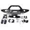 4x4 Offroad front bumper for Jeep wrangler JL 2018+ bumper guard with sensor hole