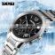SKMEI 9097 Branded Stainless Steel Watch Japan Movement Quartz Watch Reloj Quartz Qatch Luxury Men Watch for Business