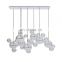 Creative Clear Bubble Hanging Pendant Light LED Glass Chandelier For Kitchen Dining Room Home Decor