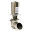 304 316L Sanitary Stainless Steel Tank Bottom Seat Valve With Pneumatic Actuator
