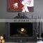 Modern Patio Small Luxury Freestanding Fireplace Door Flame Frame For Sale