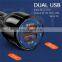 Wholesale 10W 2A USB Adapter Dual 2 Port Universal Mobile Phone USB Qc3.0 Car Charger for iPhone