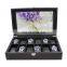 Wholesale luxury custom PU leather wooden watch packaging box  storage gift watch case