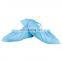 100pcs/bag Disposable nonwoven PP shoecovers CPE PE shoecovers wholesale blue white