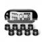 Tyre pressure monitor system Promata TPMS universal tpms sensor with monitor 2 to 14 sensor,for Truck and Bus