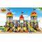 Home garden toys outdoor vintage style slide outdoor adult playground equipment