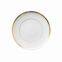 Dubai Serving Dish Royal Luxury Gold Rim Bone China Ceramic Wedding Plate