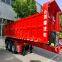 heavy tipper Rear flip semi-trailer Export semi-trailer Galvanized semi-trailer