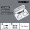 Wireless Bluetooth earphones with long-lasting battery case for sports earphones