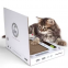 2024 New Arrivals Cat Scratcher Laptop with Fluffy 'Mouse' Interactive Toys Pet Scratching Board