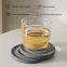 Sheenyoo Absorbent Diatomite Wave Engraving Ripple Stone Cup Coaster