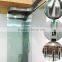 FD-9000H High quality stainless steel door folding sliding, frameless glass doors, frameless folding glass doors