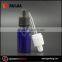 blue e-liquid bottle 30ml with tamper evident seal