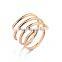Bulk wholesale gold spring shape napkin ring