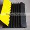 cheap rubber 5 channel cable ramp for truck hose 5 way rubber cable cross stage cable protector
