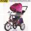 Parent push baby tricycle ,aluminum baby stroller 4 in 1