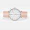 2016 Popular New Logo Custom watches Pink Strap Lady Wrist Watch
