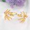 Fashion Jewelry Gold Chain Ladies Design Hand Palm Bracelet With Diamond