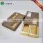 custom made gold dubai chocolate gift box with clear window