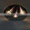 infinity light glass globe cone tealight candle holder