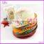 colorful child hat kids straw hat
