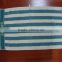 100% cotton material striped custom towel, yarn dyed jacquard towel with hanger