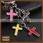 high quality fashion red cross keychain