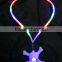 LED Flashing Skull Necklace With Plastic Lanyard Light up Toys for Festiva