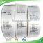 Wholesale customize printed wash care labels for clothes