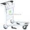 Trade assurance lightweight wheeled baggage for airport JS-TAT04, wheeled carry on luggage cart, airport baggage trolley