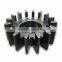 High Precision Custom Made die cast heatsink case plate extrusion Aluminum CPU Folded pin Fin Part