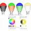 E27 RGBW color changing smart APP light wireless smart LED bulb