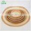 Natural Bamboo Dinner Plate Dish of Different Sizes