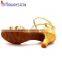 Stylish lady OEM ODM flexible yellow dance shoes