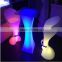 Sales promotion in July!RIGEBA Wonderful color waterproof LED furniture Shinning square/round led cocktail table