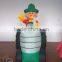 DJ-XT-20 inflatable peasant driving green tractor lovely toy company profile advertising