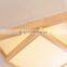 new style modern LED ceiling lamp, double shades acrylic ceiling lamp, wooden base ceiling lamp