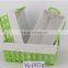 set of 3 hot sale practical modern bread basket with metal handle