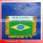 National Flag Banner,cheap Small Brazil Banner With White Suction,roll up Banner