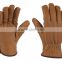 Double Palm Brown cow split leather work glove