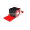 High-end custom logo cardboard watch storage box , single watch packgaging box