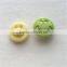 Fancy smiling face buttons resin button printing polyester resin button