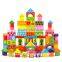 100pcs Number And Fruit Wooden Blocks Building Blocks