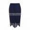 China wholesale fashion style crotchet lace midi women skirt