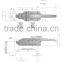 SK1-1178S Manufacturer stainless steel refrigerator handle /cold room door handle latch                        
                                                                                Supplier's Choice