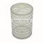 Modern transparent plastic toothbrush holder with cover