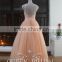 Real Works Alibaba Evening Gown Champagne Color Evening Dress 2015